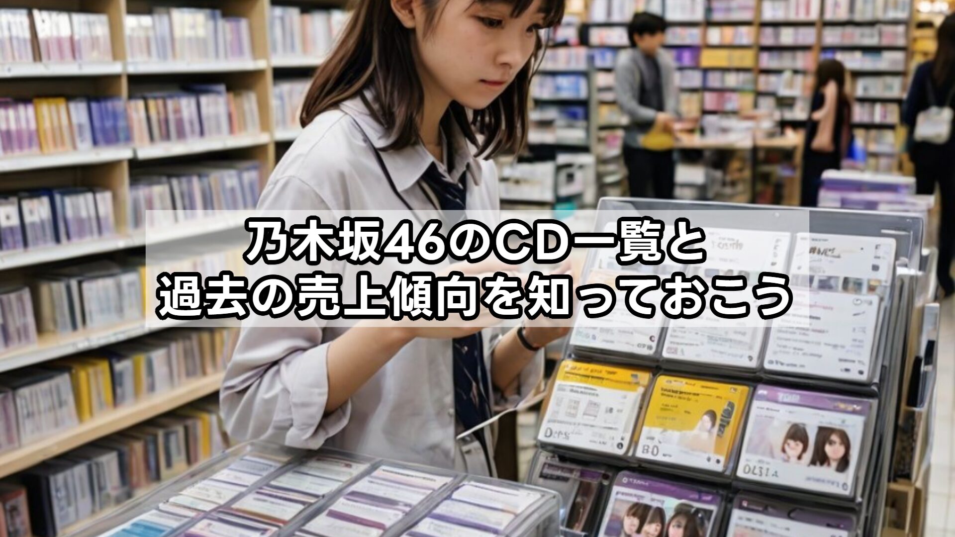乃木坂46のCD一覧と過去の売上傾向を知っておこう