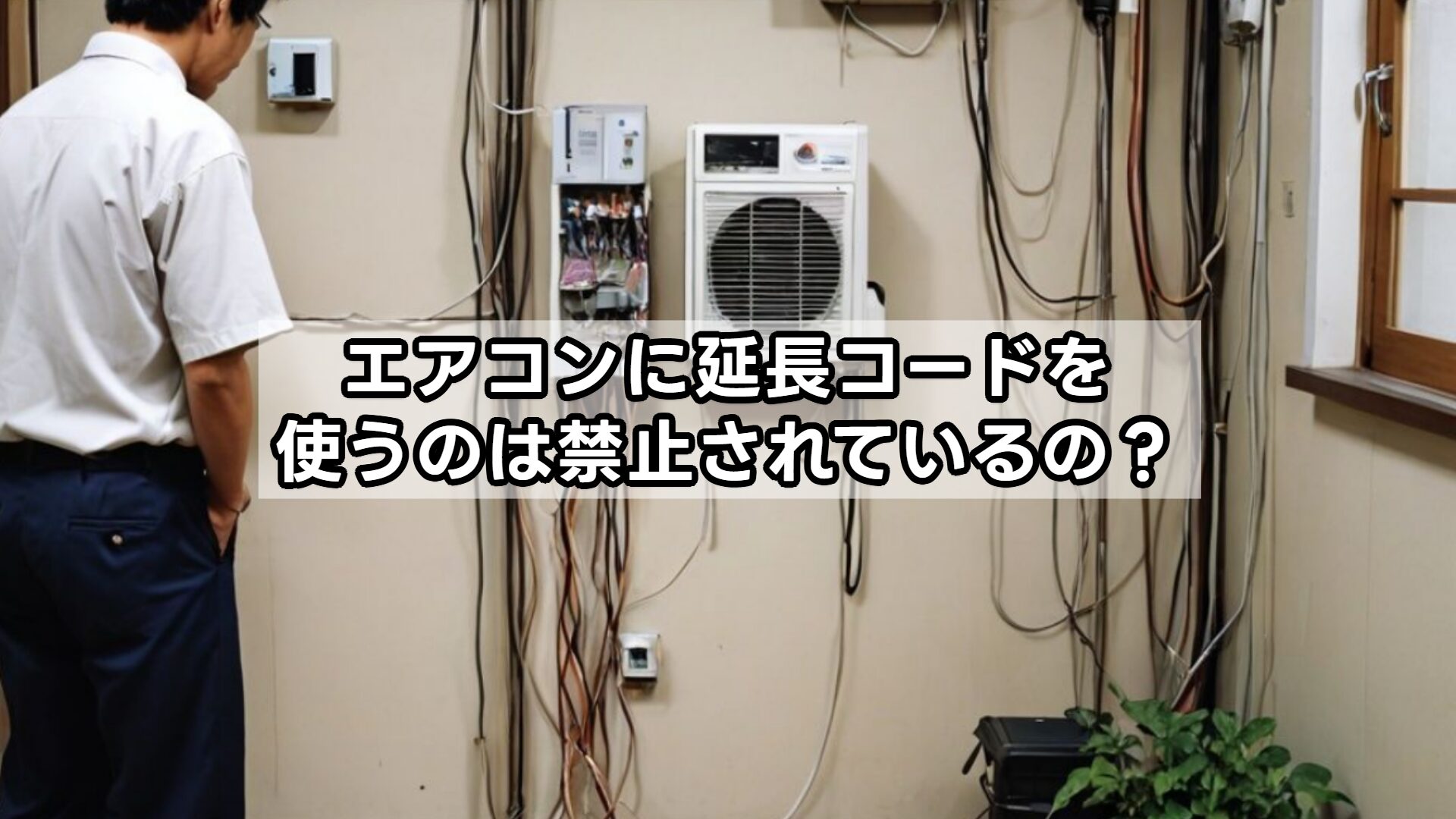 エアコンに延長コードを使うのは禁止されているの？