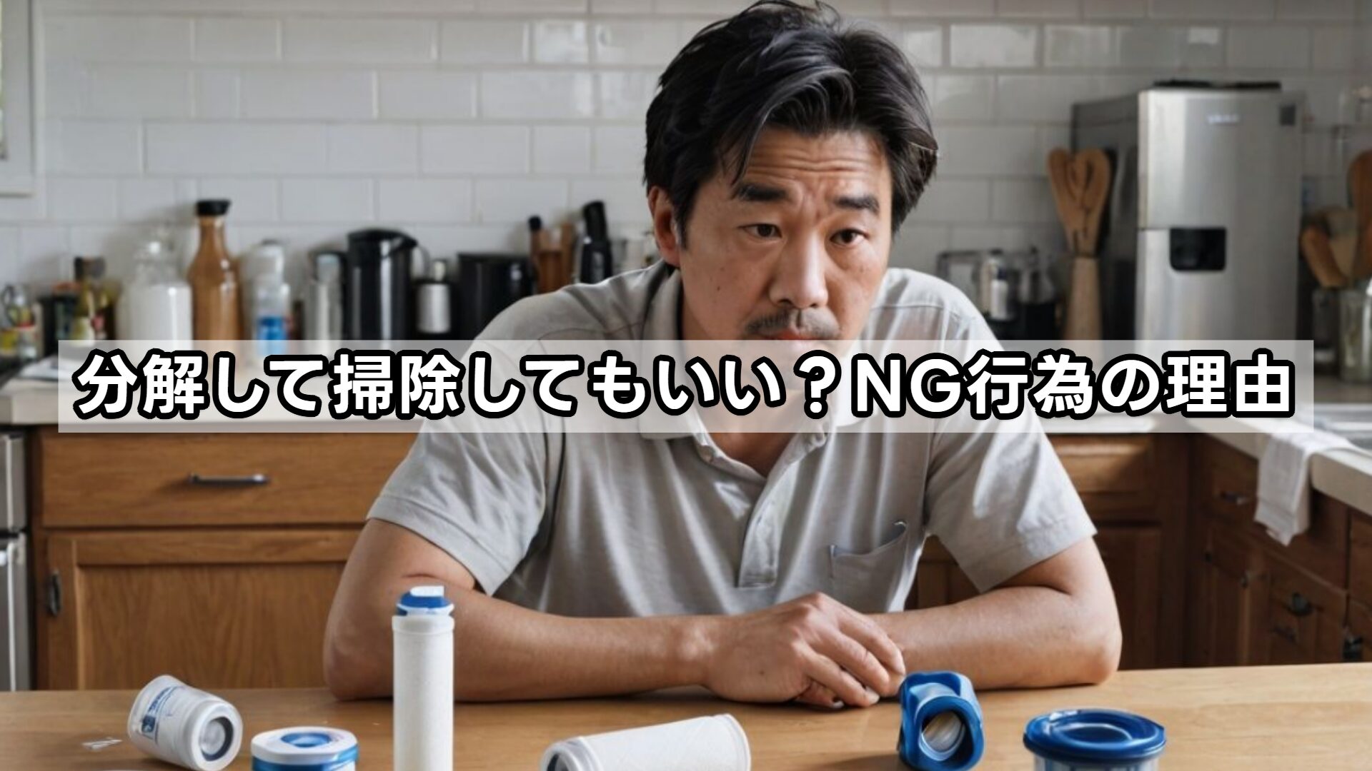 分解して掃除してもいい？NG行為の理由