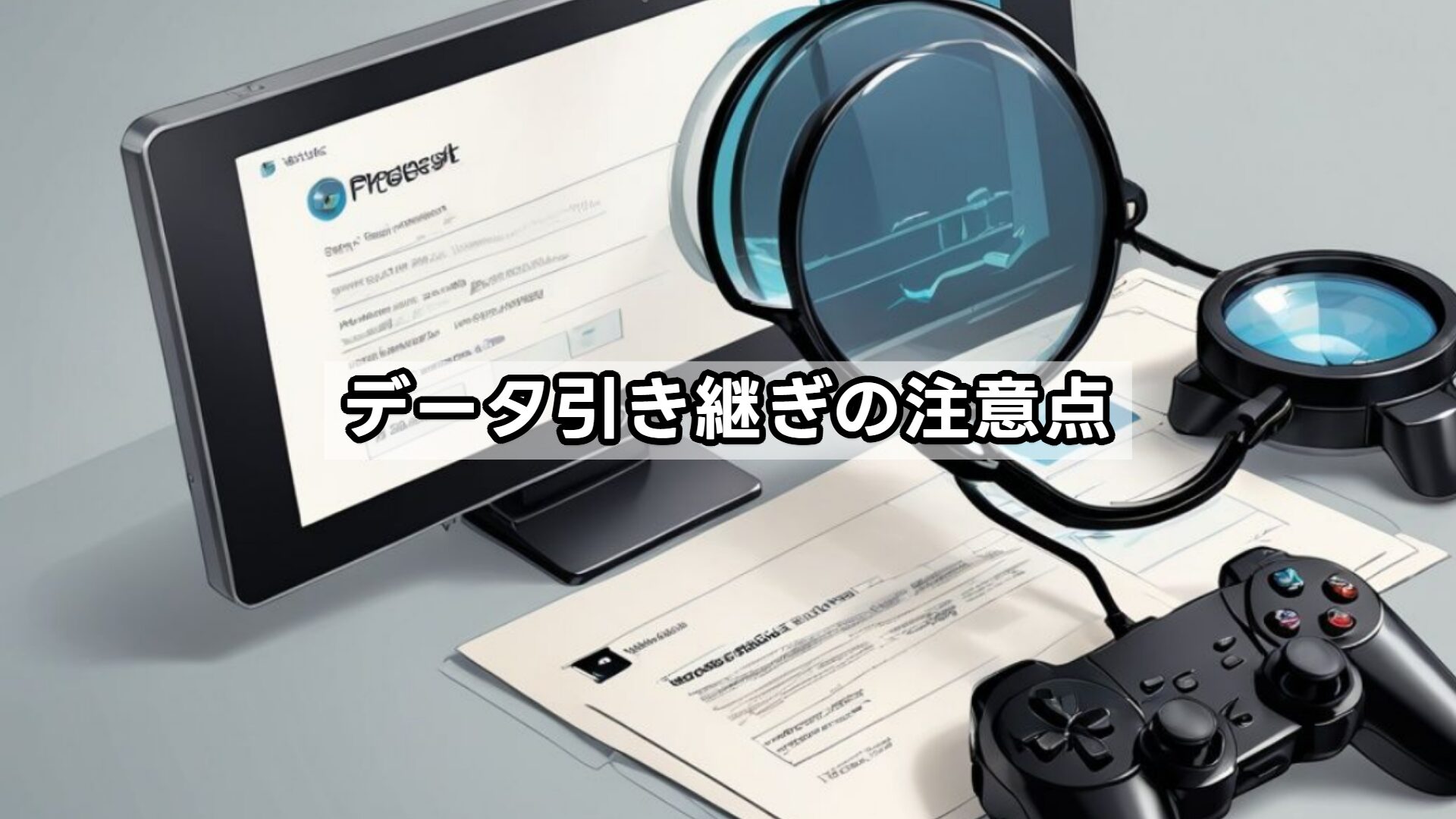 データ引き継ぎの注意点