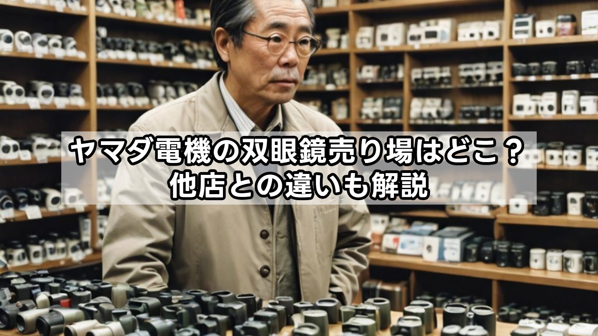 ヤマダ電機の双眼鏡売り場はどこ？他店との違いも解説