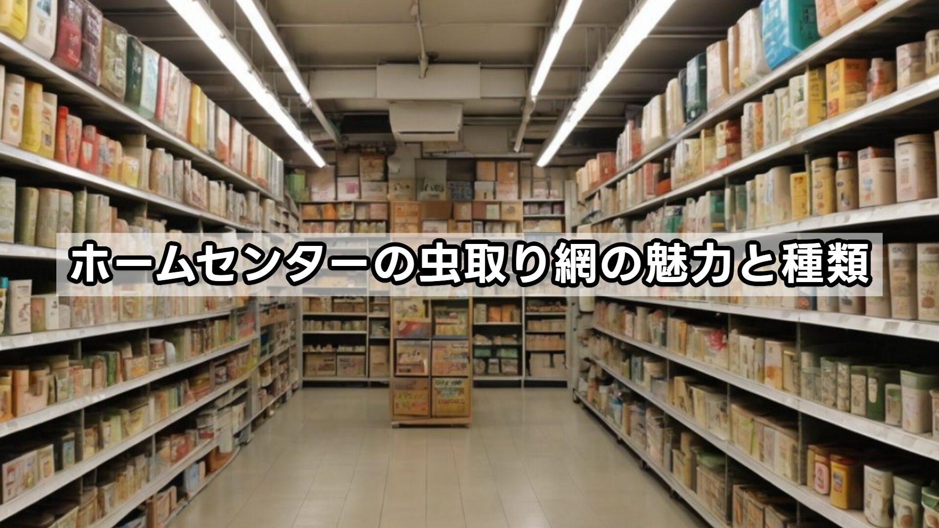 ホームセンターの虫取り網の魅力と種類