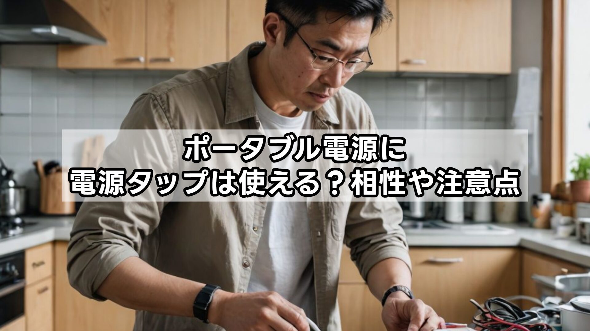 ポータブル電源に電源タップは使える?相性や注意点