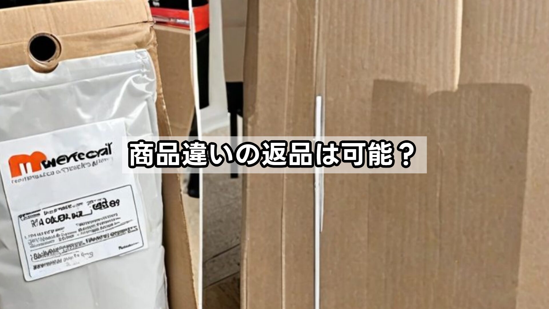 商品違いの返品は可能?