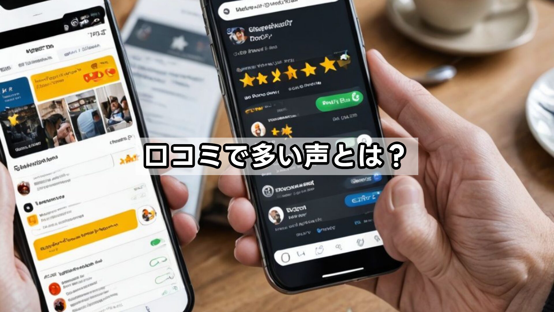 口コミで多い声とは？