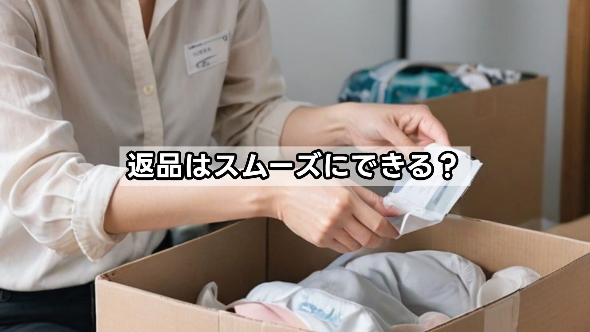 返品はスムーズにできる？