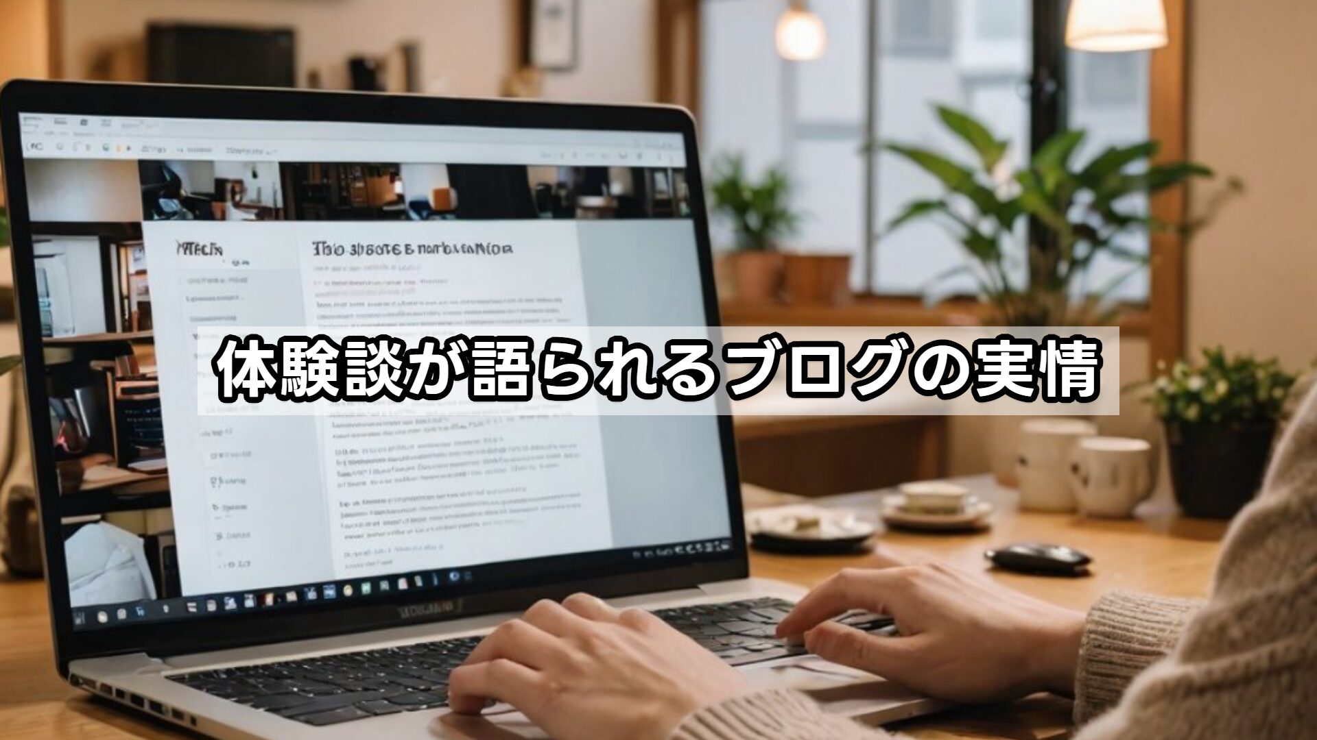 体験談が語られるブログの実情