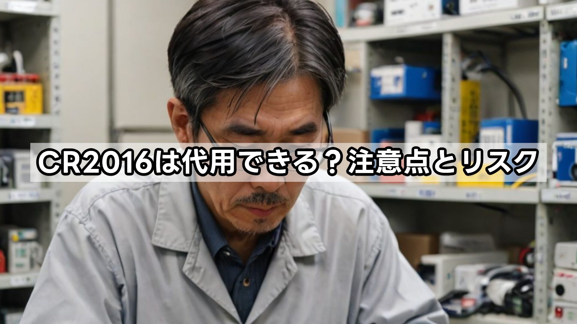 CR2016は代用できる?注意点とリスク