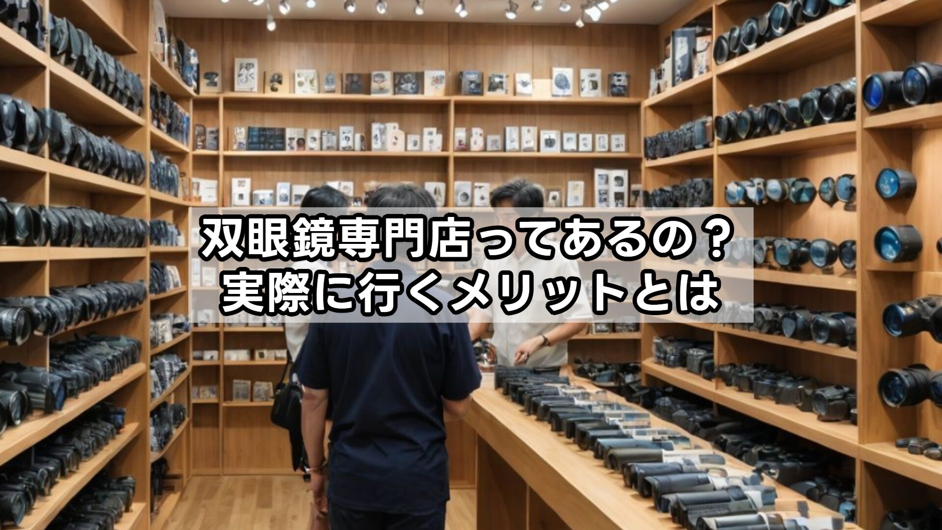 双眼鏡専門店ってあるの？実際に行くメリットとは