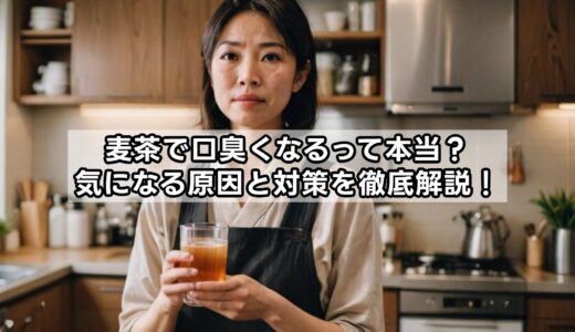 麦茶で口臭くなるって本当？気になる原因と対策を徹底解説！