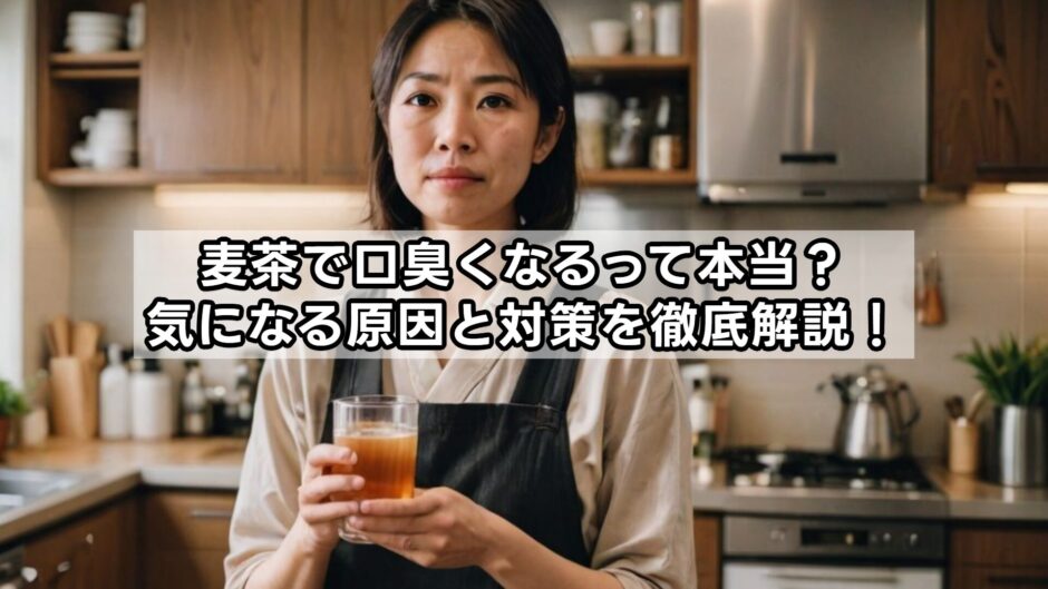 麦茶で口臭くなるって本当？気になる原因と対策を徹底解説！