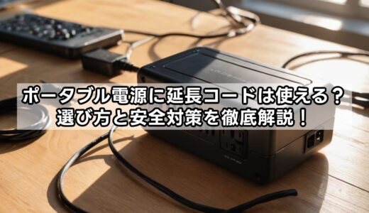 ポータブル電源に延長コードは使える？選び方と安全対策を徹底解説！