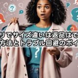 メルカリでサイズ違いは返品はできる？対応方法とトラブル回避のポイント