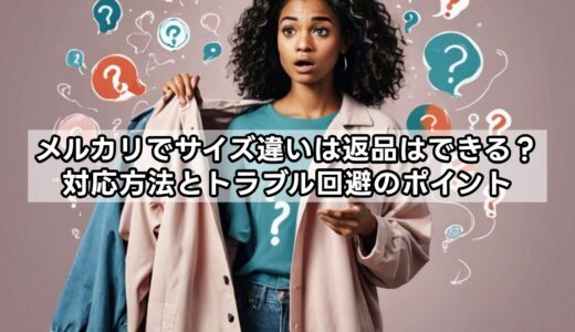 メルカリでサイズ違いは返品はできる？対応方法とトラブル回避のポイント