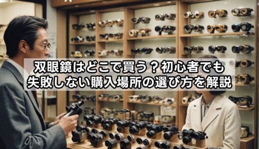 双眼鏡はどこで買う？初心者でも失敗しない購入場所の選び方を解説