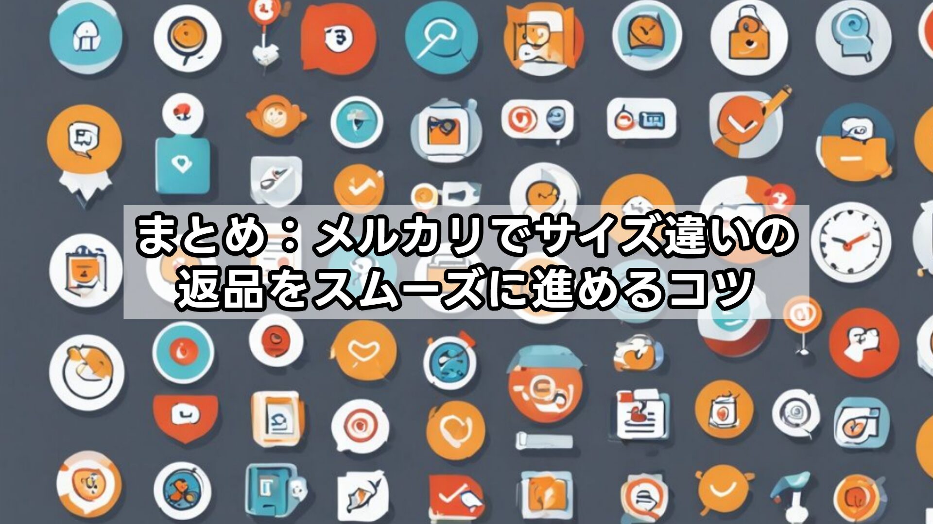 まとめ:メルカリでサイズ違いの返品をスムーズに進めるコツ