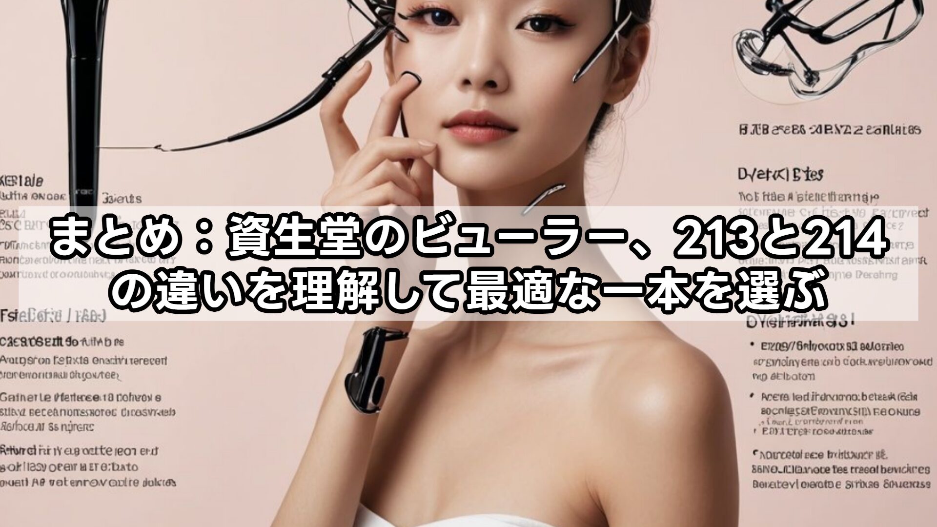 まとめ：資生堂のビューラー、213と214の違いを理解して最適な一本を選ぶ