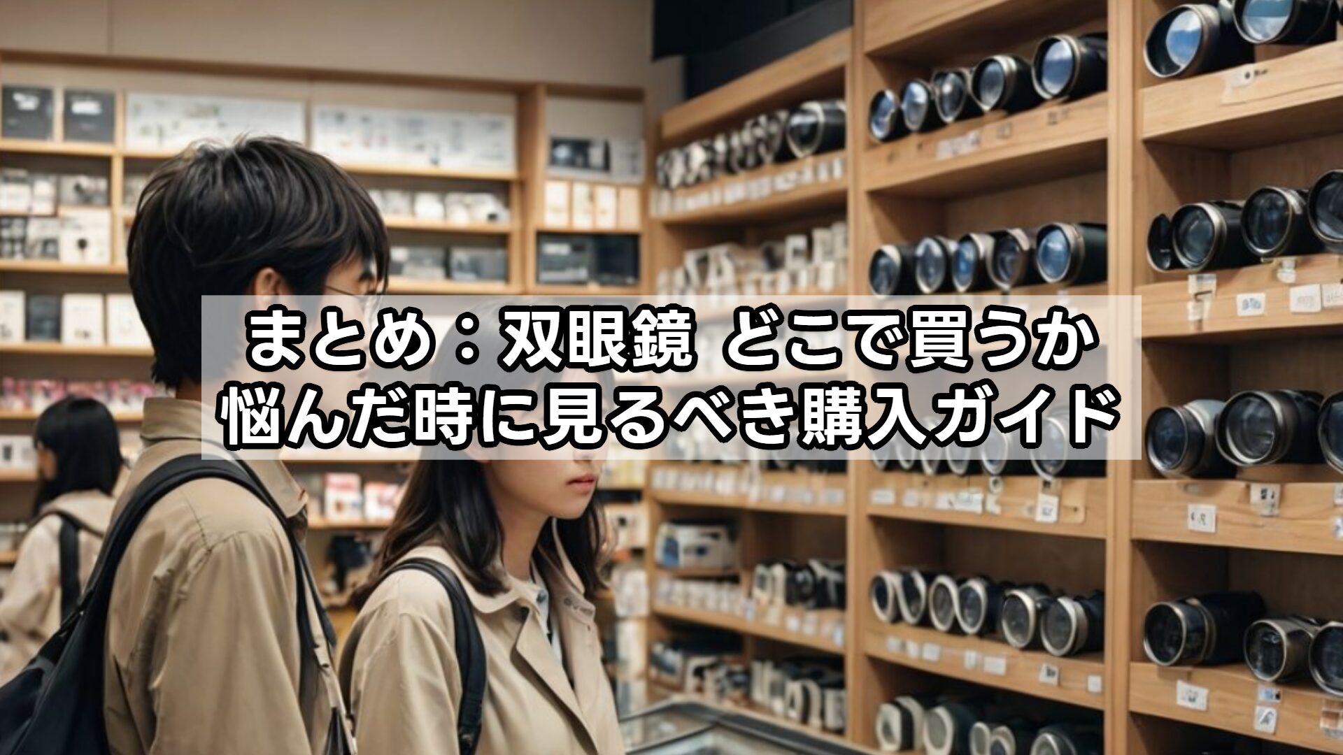 まとめ：双眼鏡 どこで買うか悩んだ時に見るべき購入ガイド