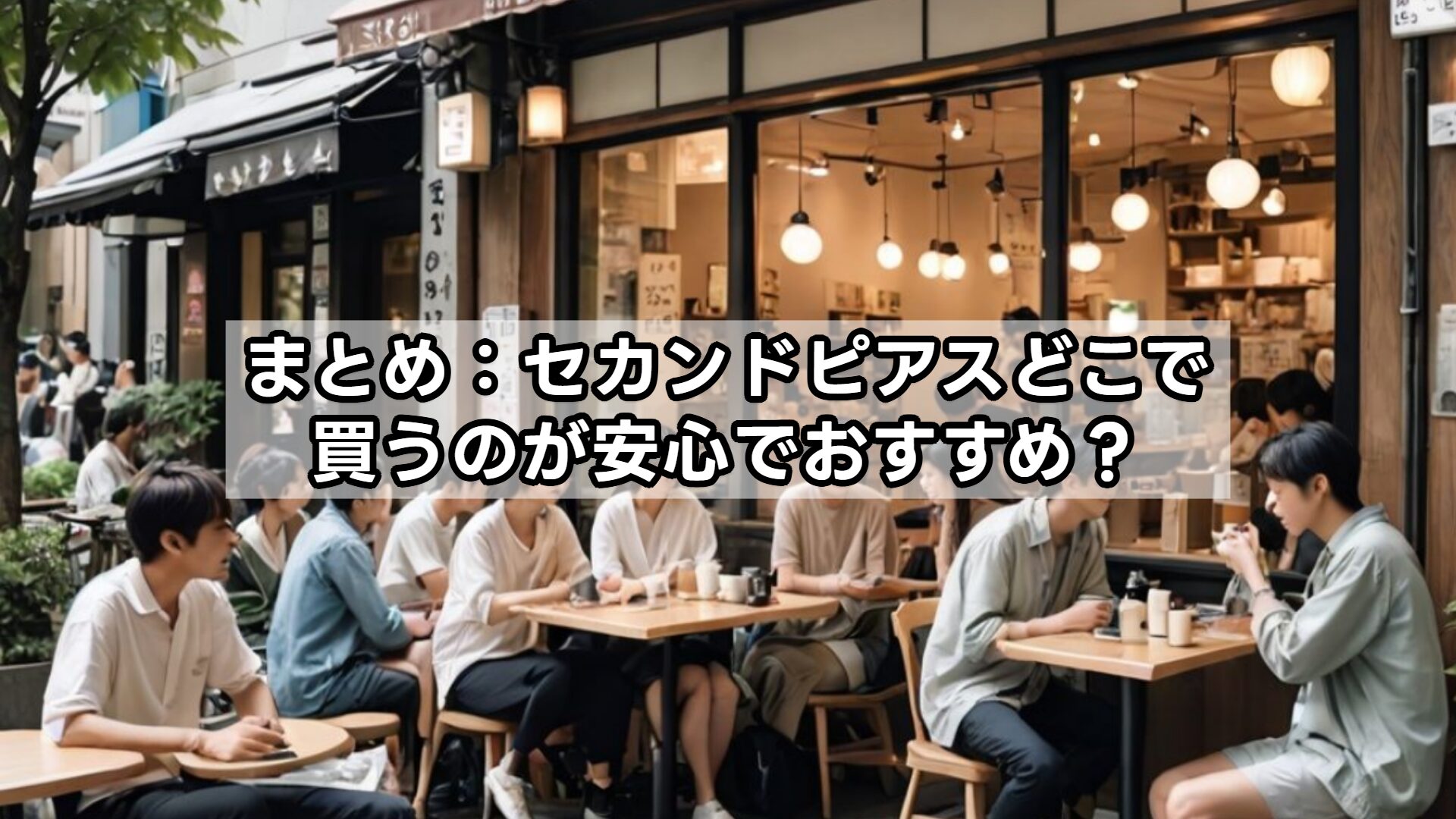 まとめ:セカンドピアスどこで買うのが安心でおすすめ?