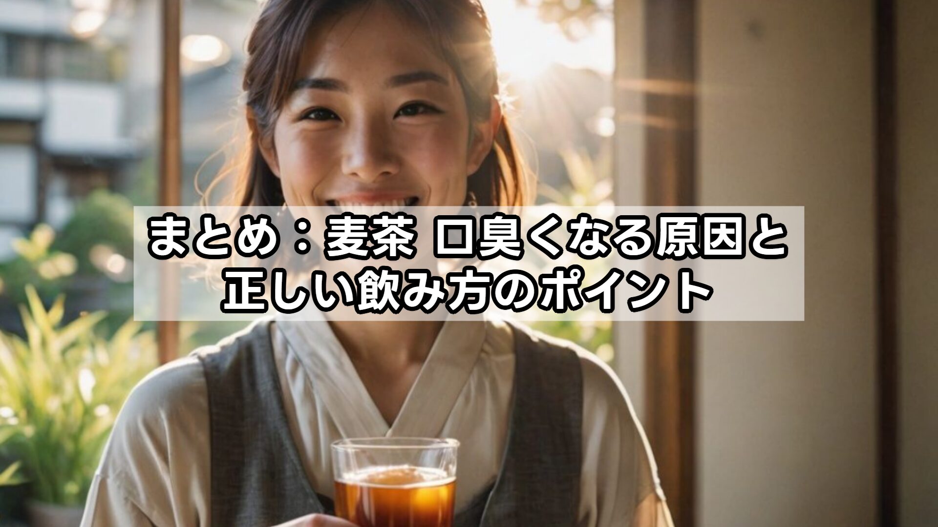 まとめ:麦茶 口臭くなる原因と正しい飲み方のポイント