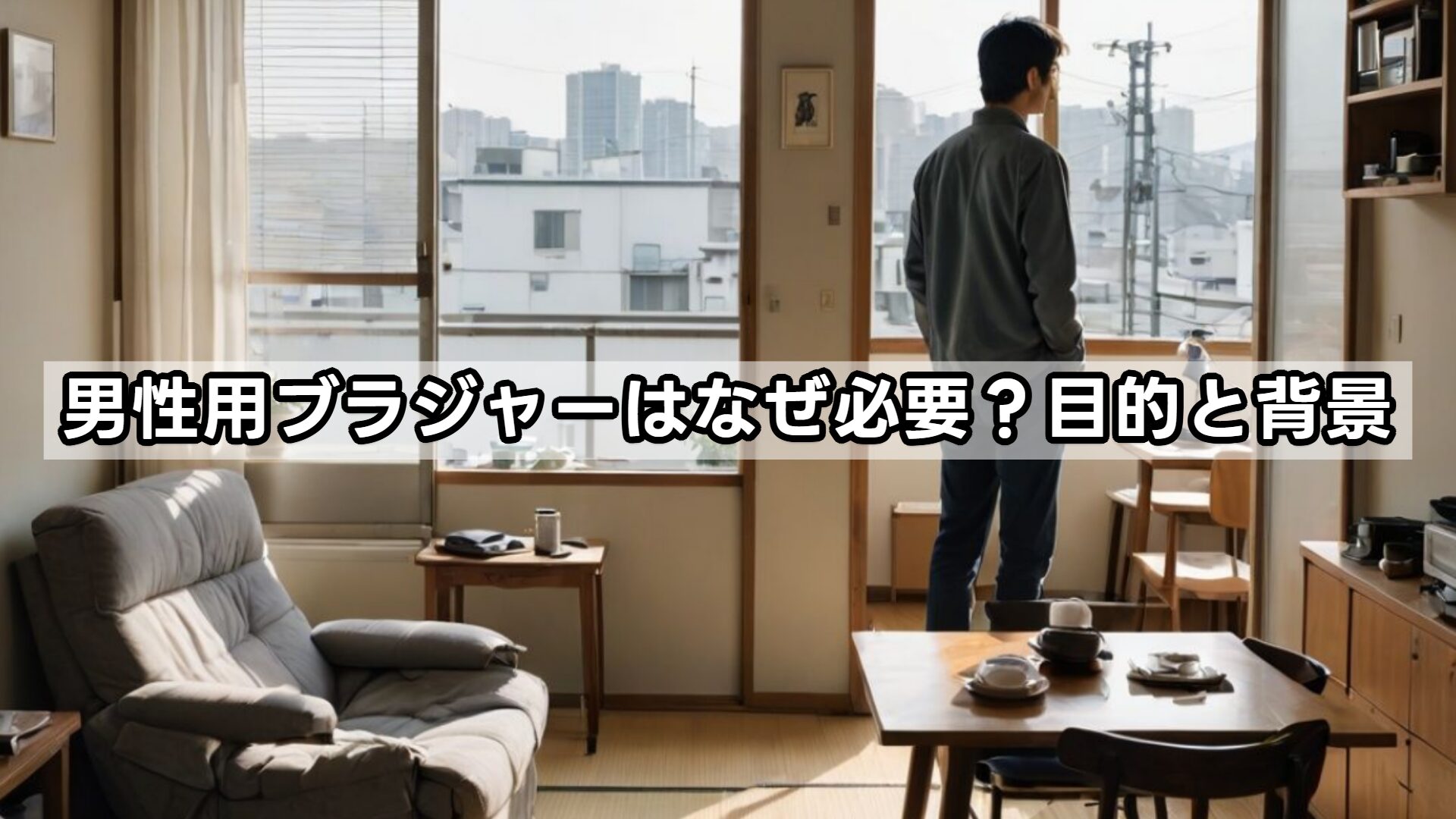 男性用ブラジャーはなぜ必要？目的と背景