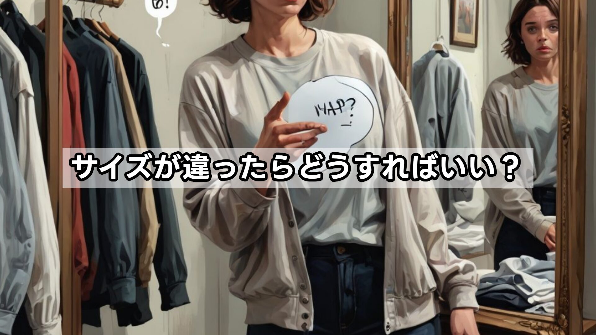 サイズが違ったらどうすればいい?