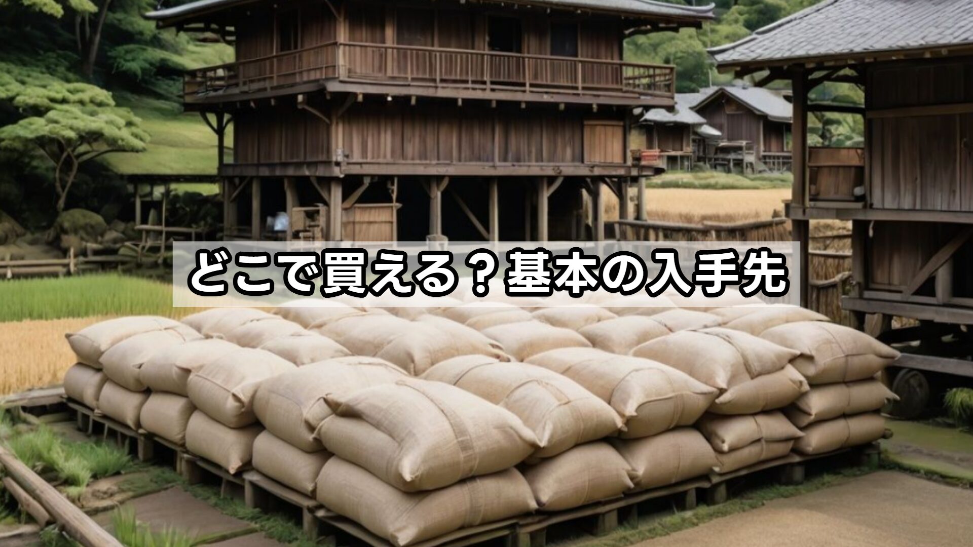 どこで買える?基本の入手先