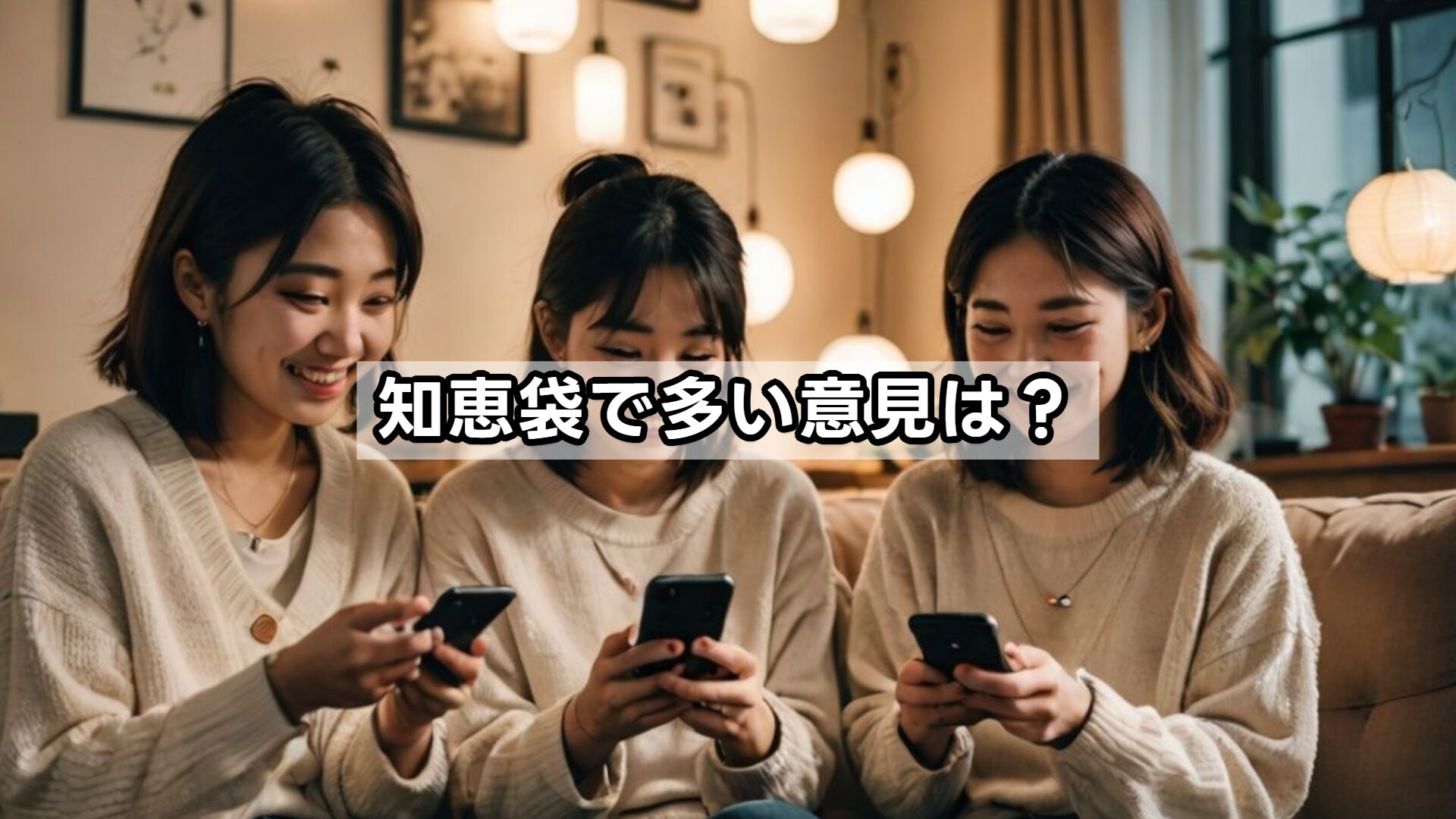 知恵袋で多い意見は?