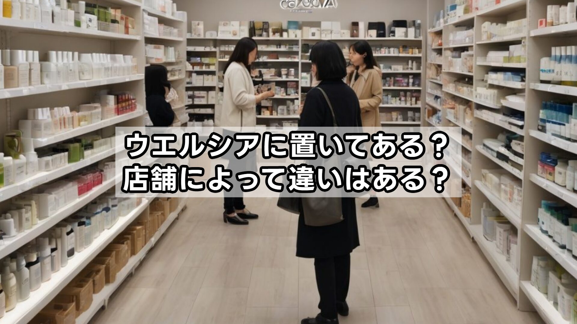 ウエルシアに置いてある？店舗によって違いはある？