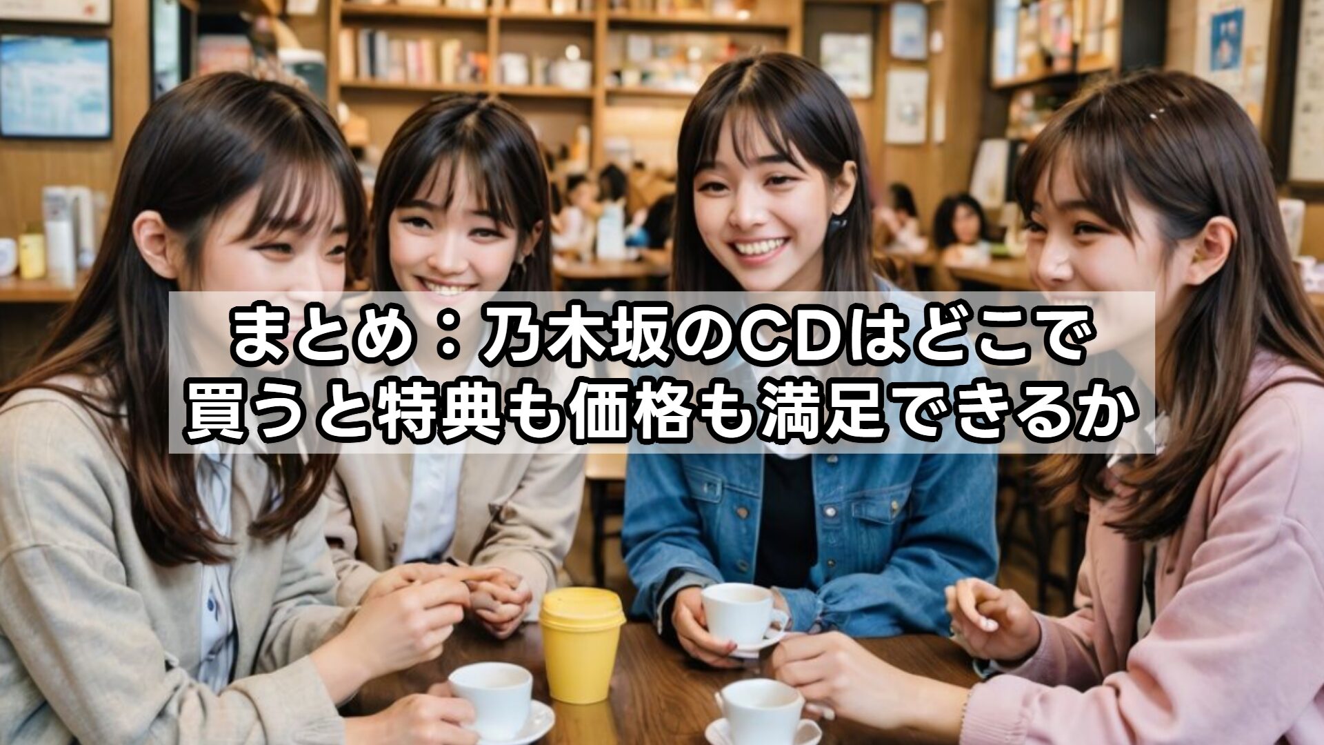 まとめ：乃木坂のcdはどこで買うと特典も価格も満足できるか