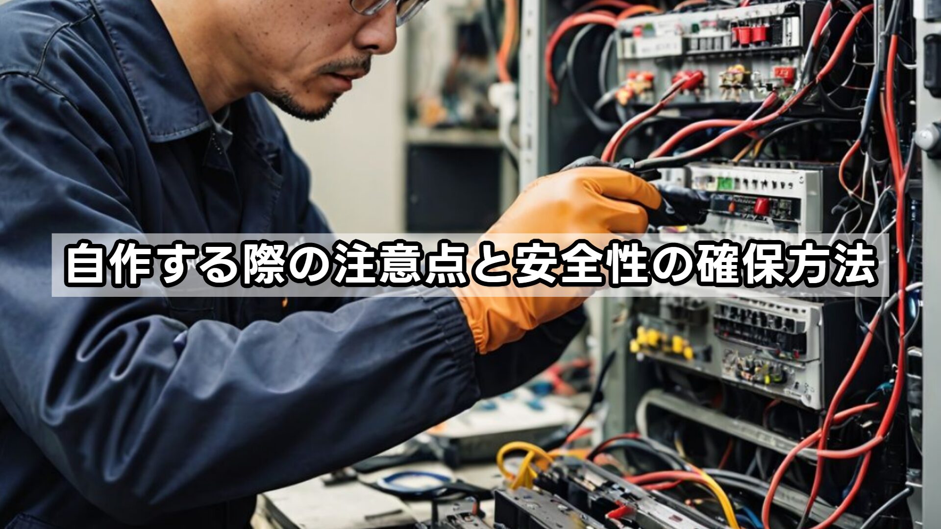 自作する際の注意点と安全性の確保方法