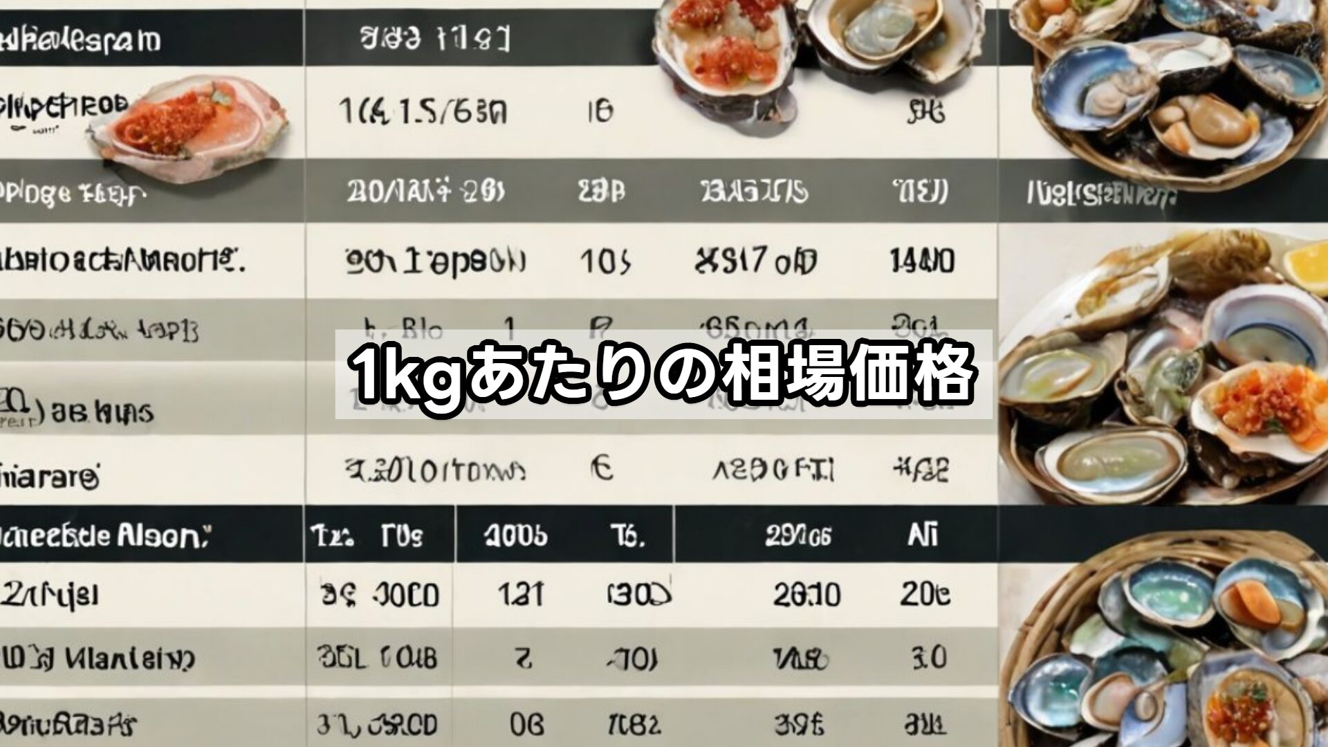 1kgあたりの相場価格