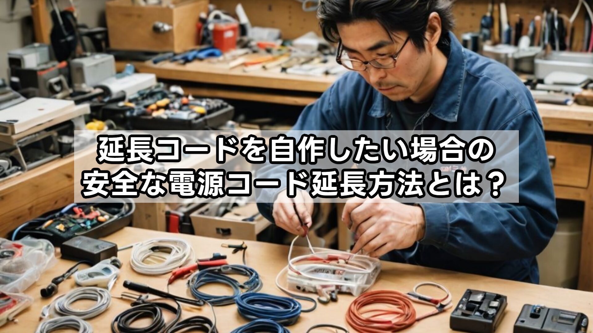 延長コードを自作したい場合の安全な電源コード延長方法とは?