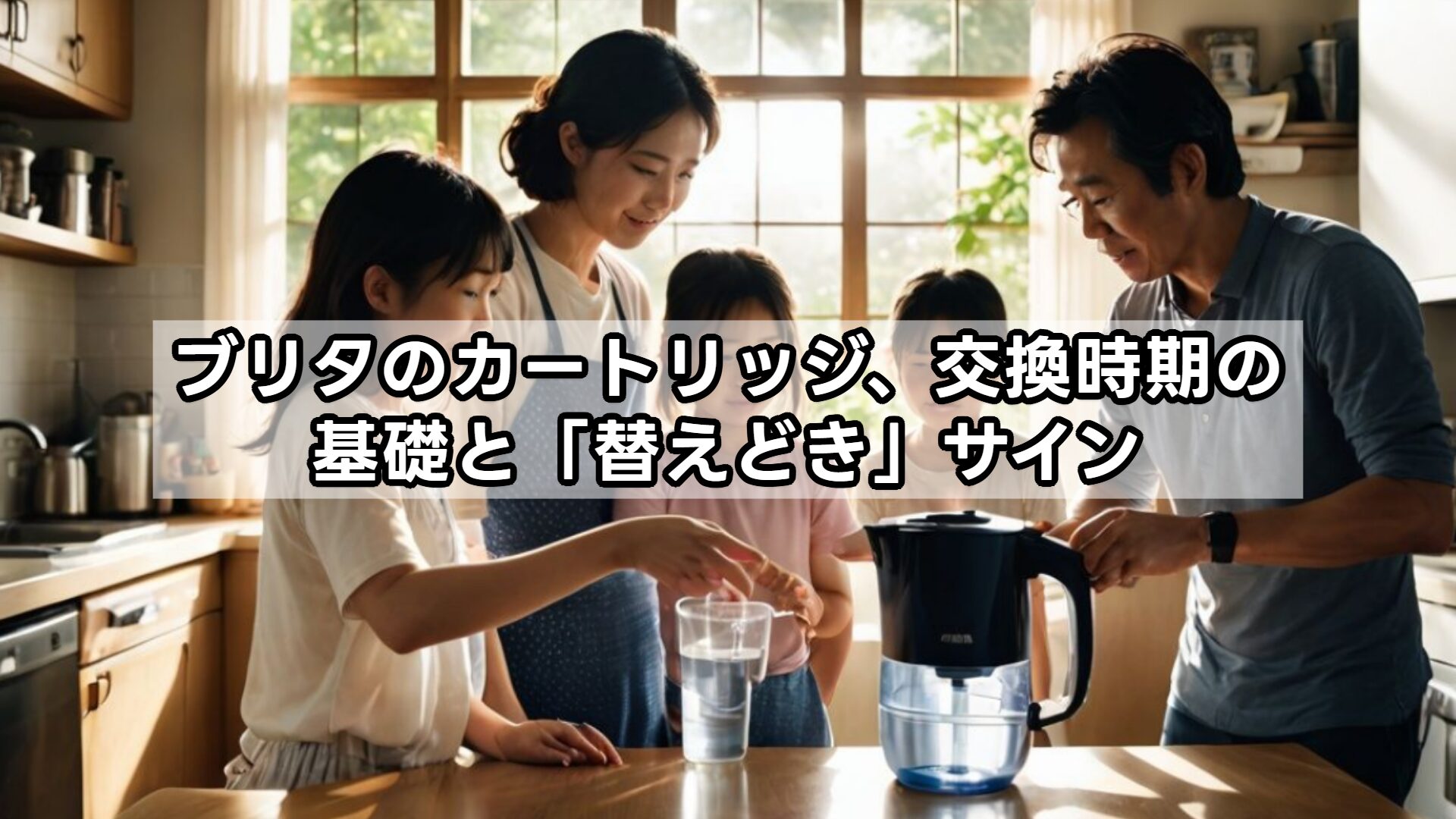 ブリタのカートリッジ、交換時期の基礎と「替えどき」サイン