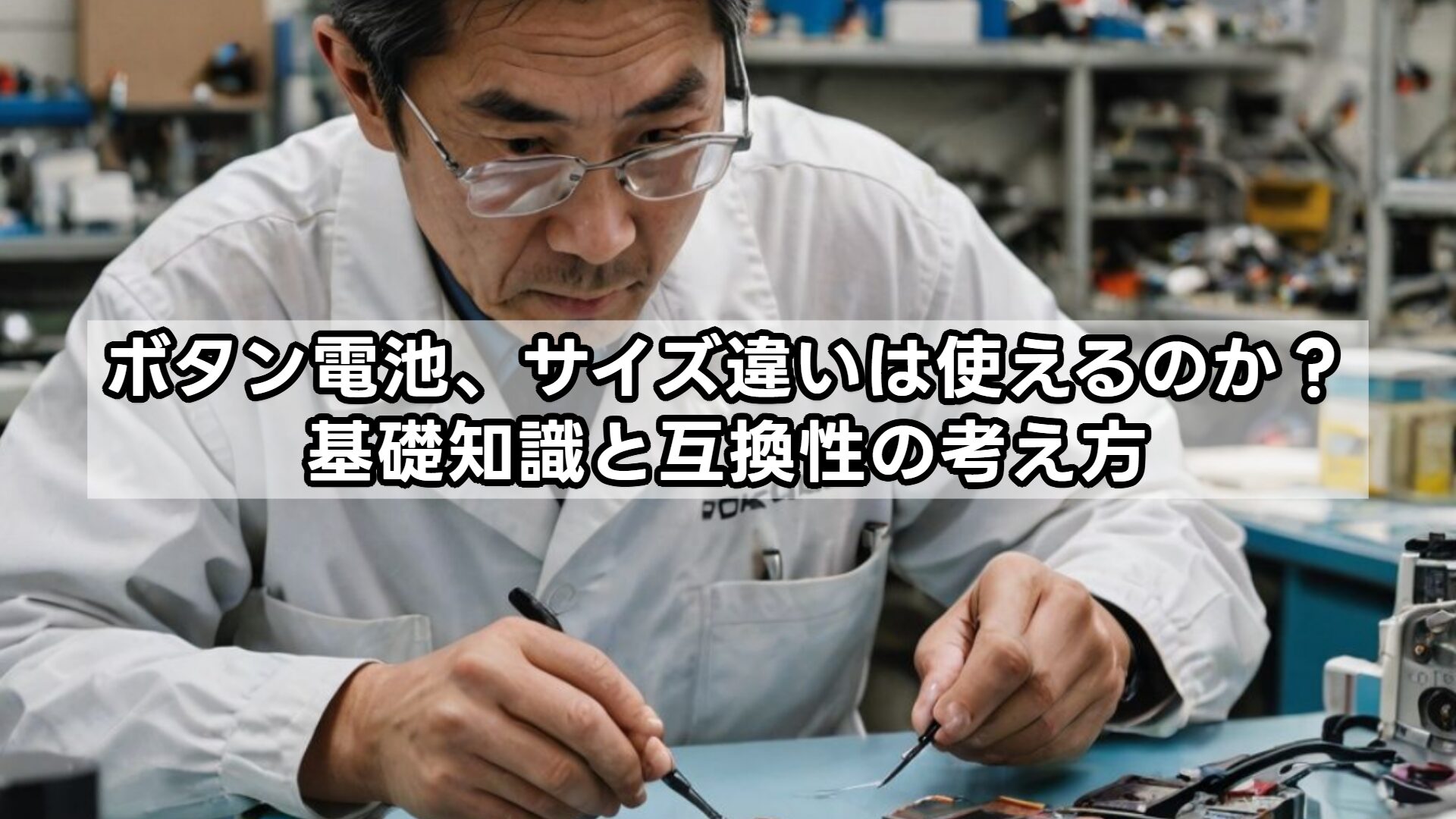 ボタン電池、サイズ違いは使えるのか?基礎知識と互換性の考え方