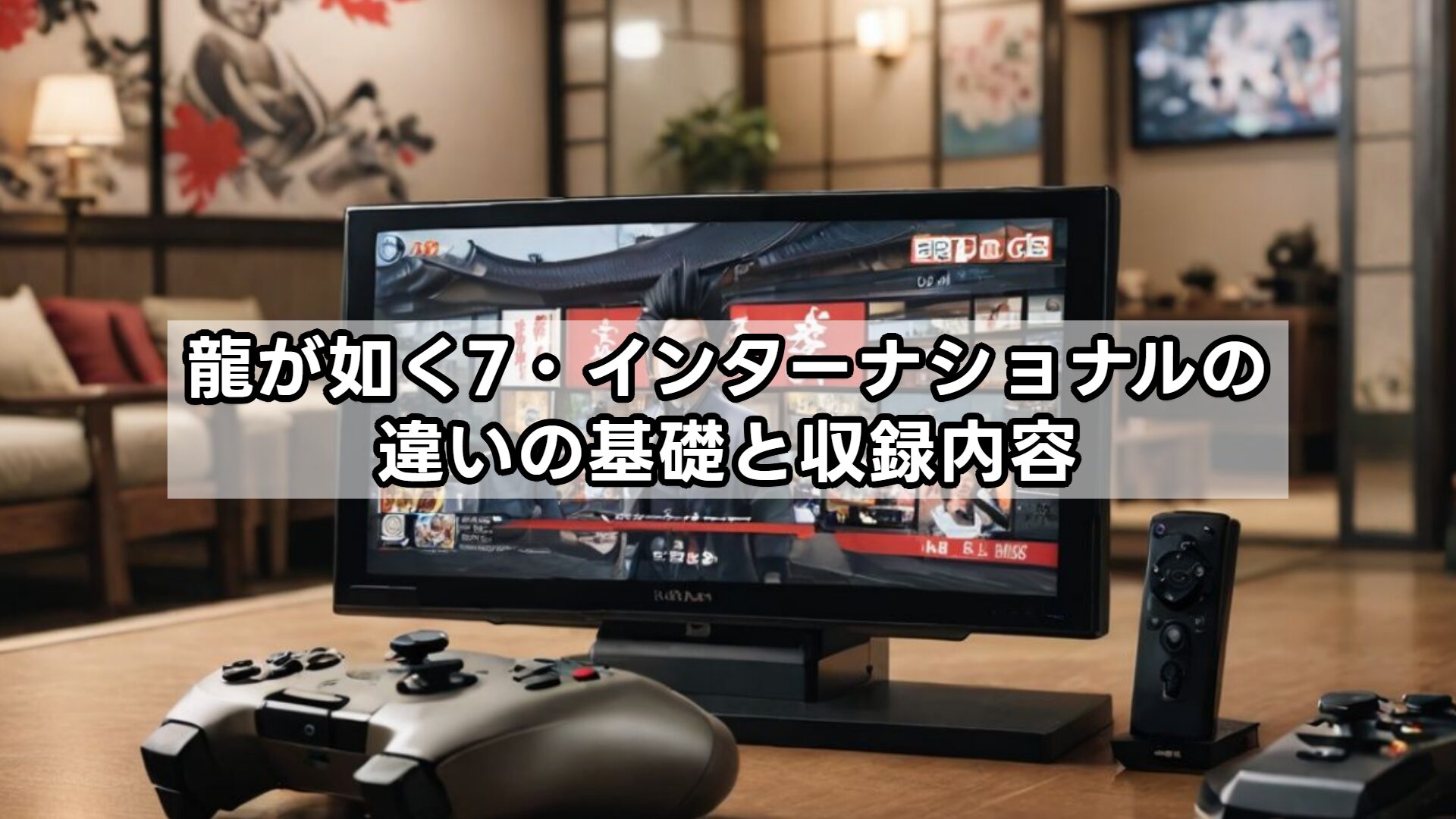 龍が如く7・インターナショナルの違いの基礎と収録内容