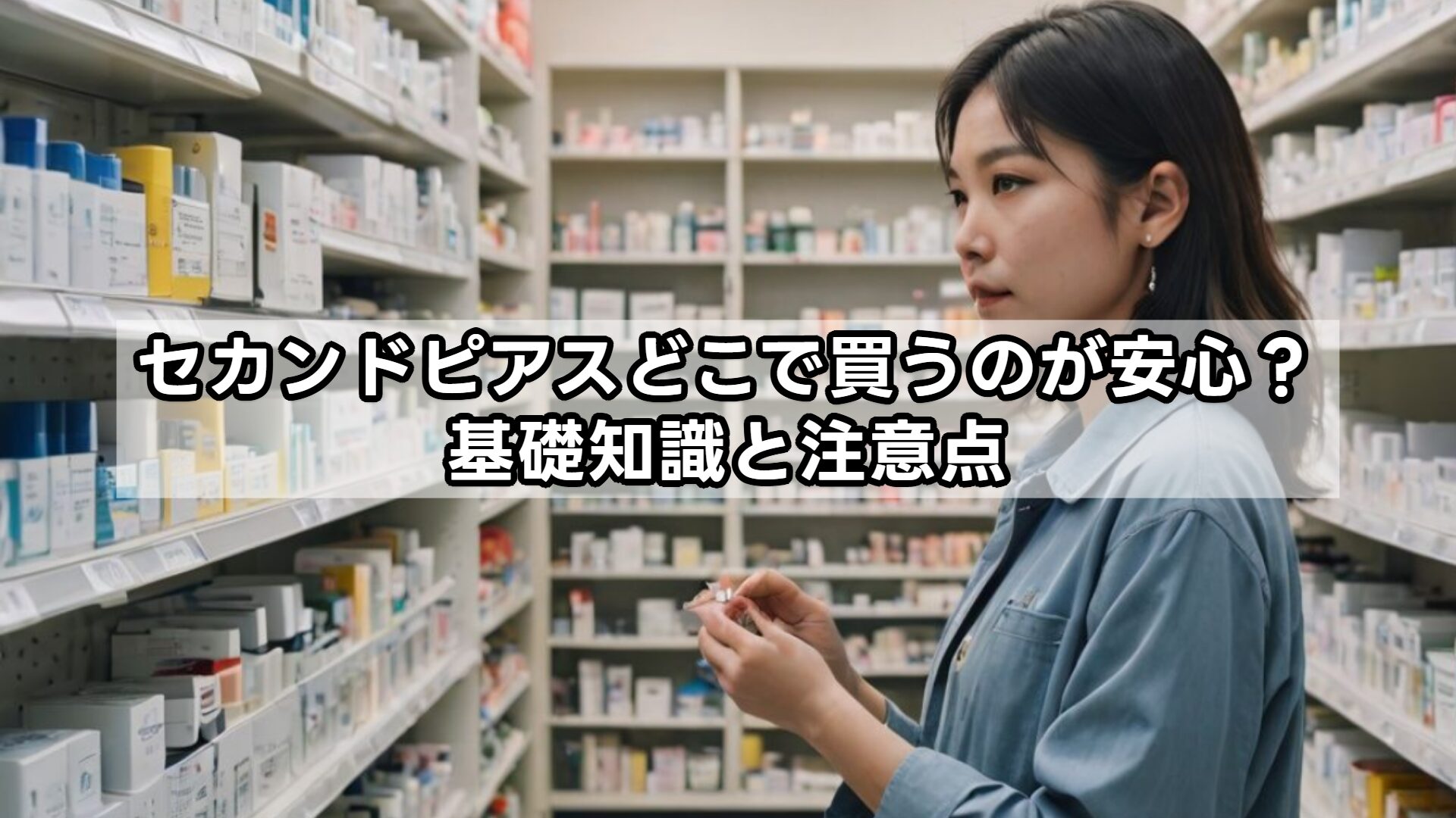 セカンドピアスどこで買うのが安心?基礎知識と注意点