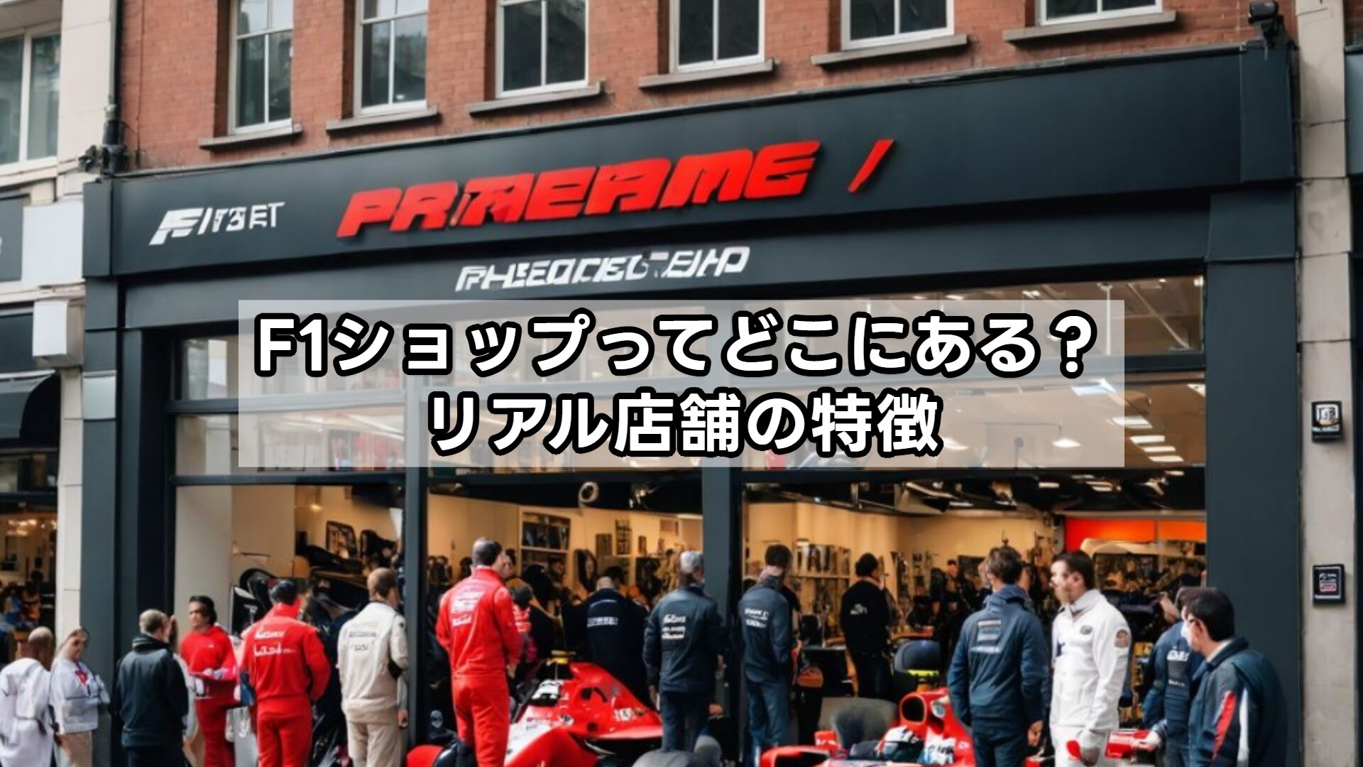 F1ショップってどこにある？リアル店舗の特徴