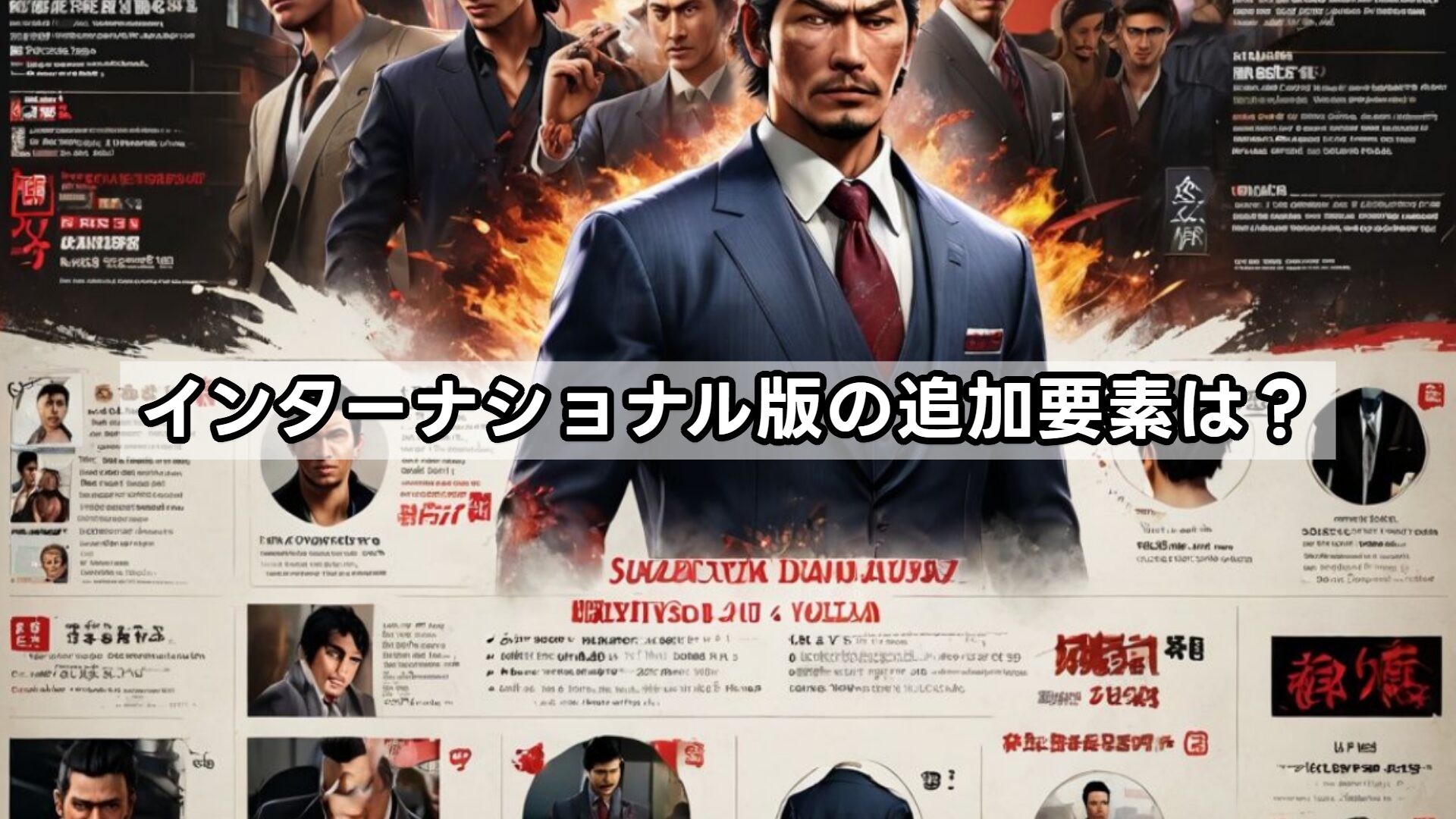 インターナショナル版の追加要素は？