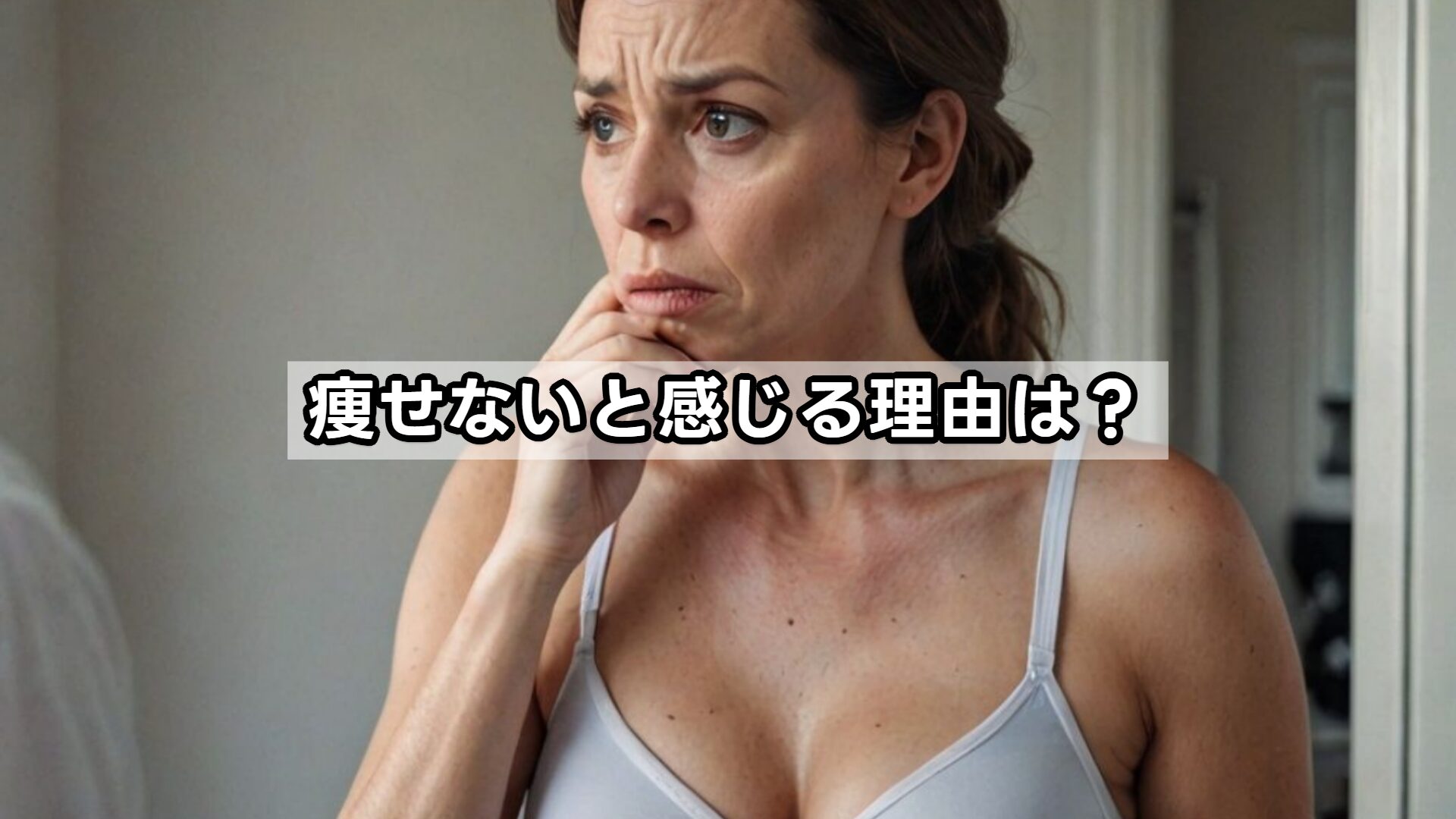 痩せないと感じる理由は？