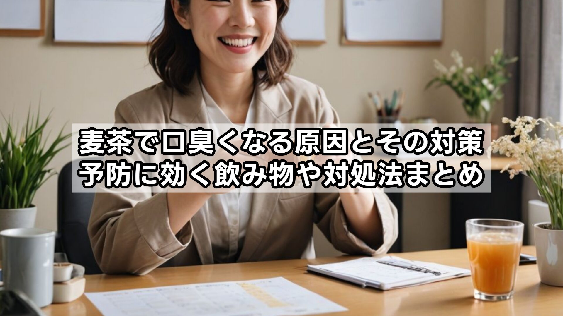 麦茶で口臭くなる原因とその対策|予防に効く飲み物や対処法まとめ