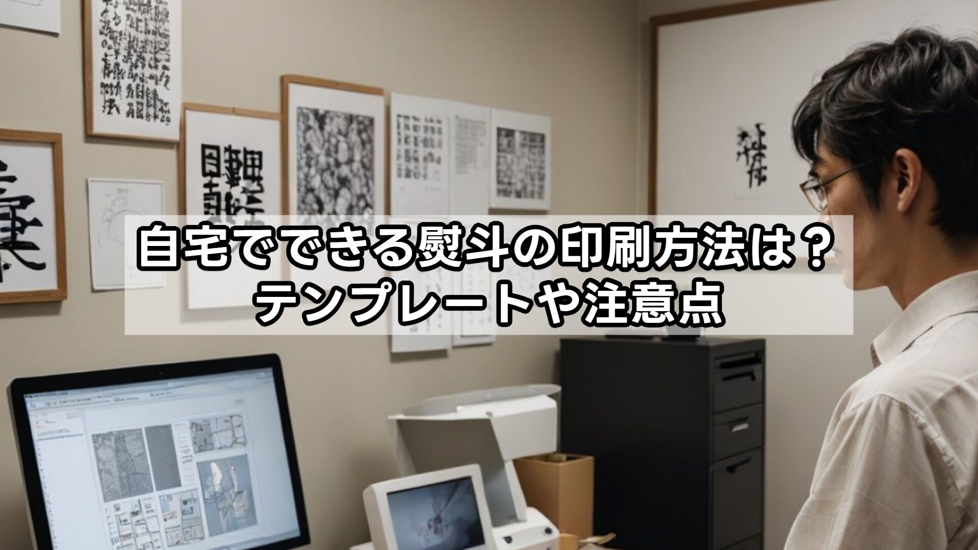自宅でできる熨斗の印刷方法は？テンプレートや注意点