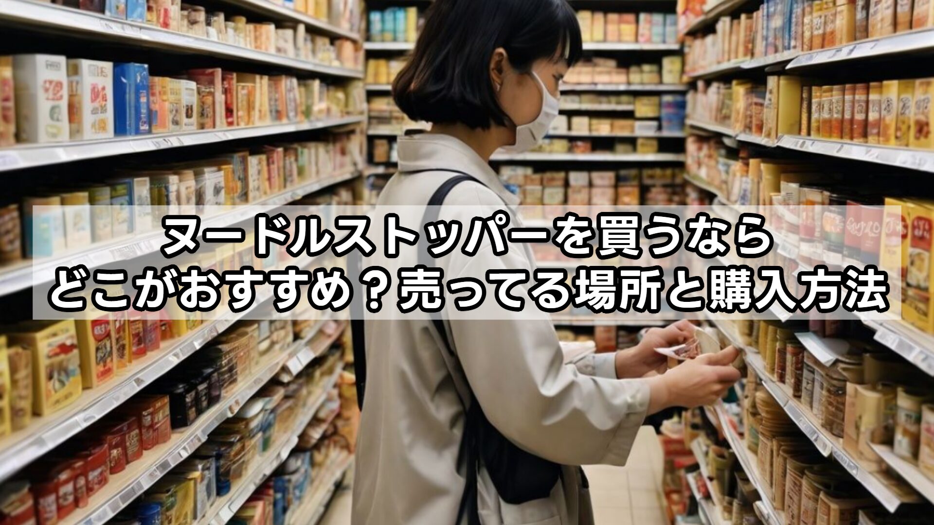 ヌードルストッパーを買うならどこがおすすめ?売ってる場所と購入方法