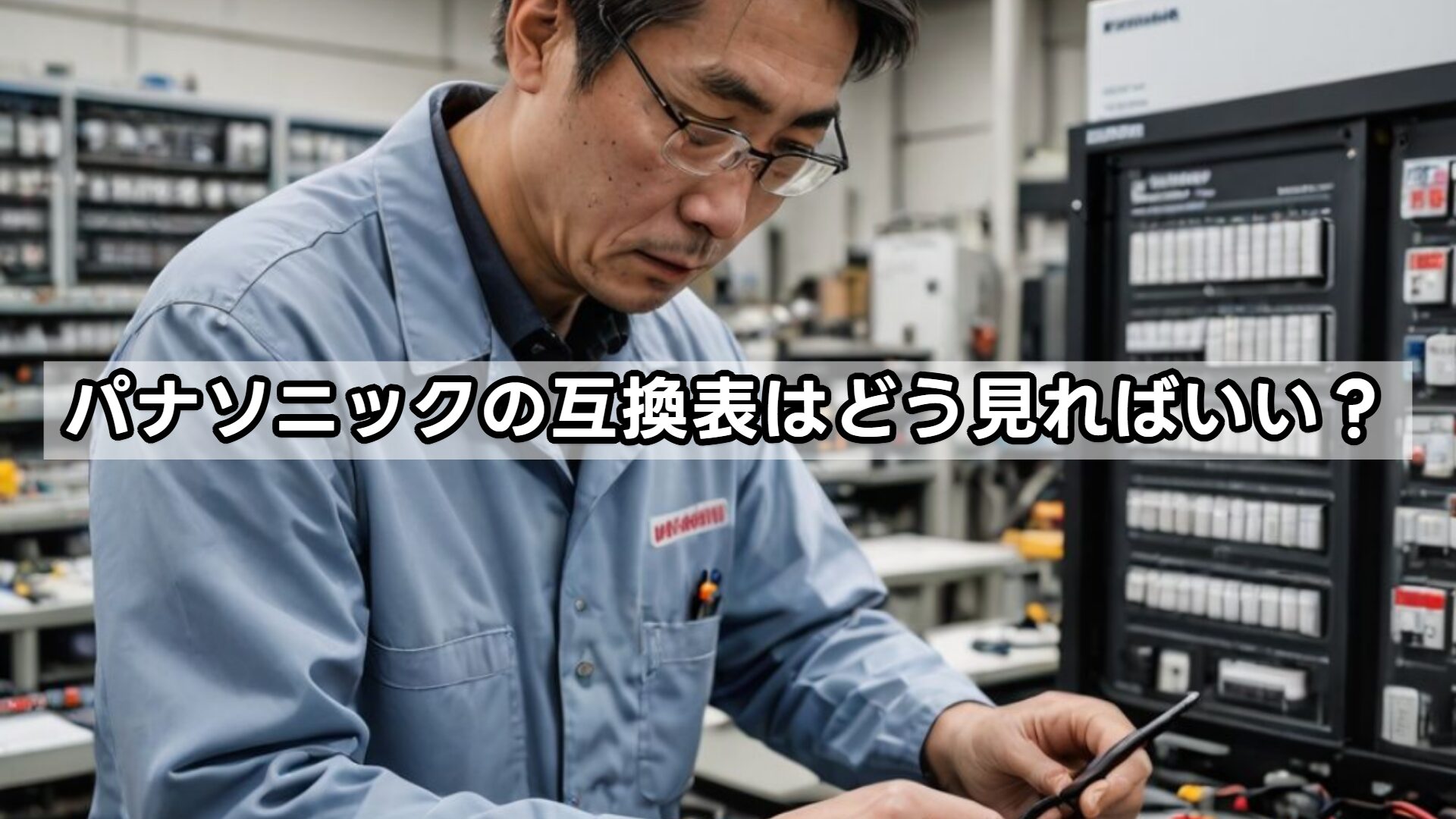 パナソニックの互換表はどう見ればいい?