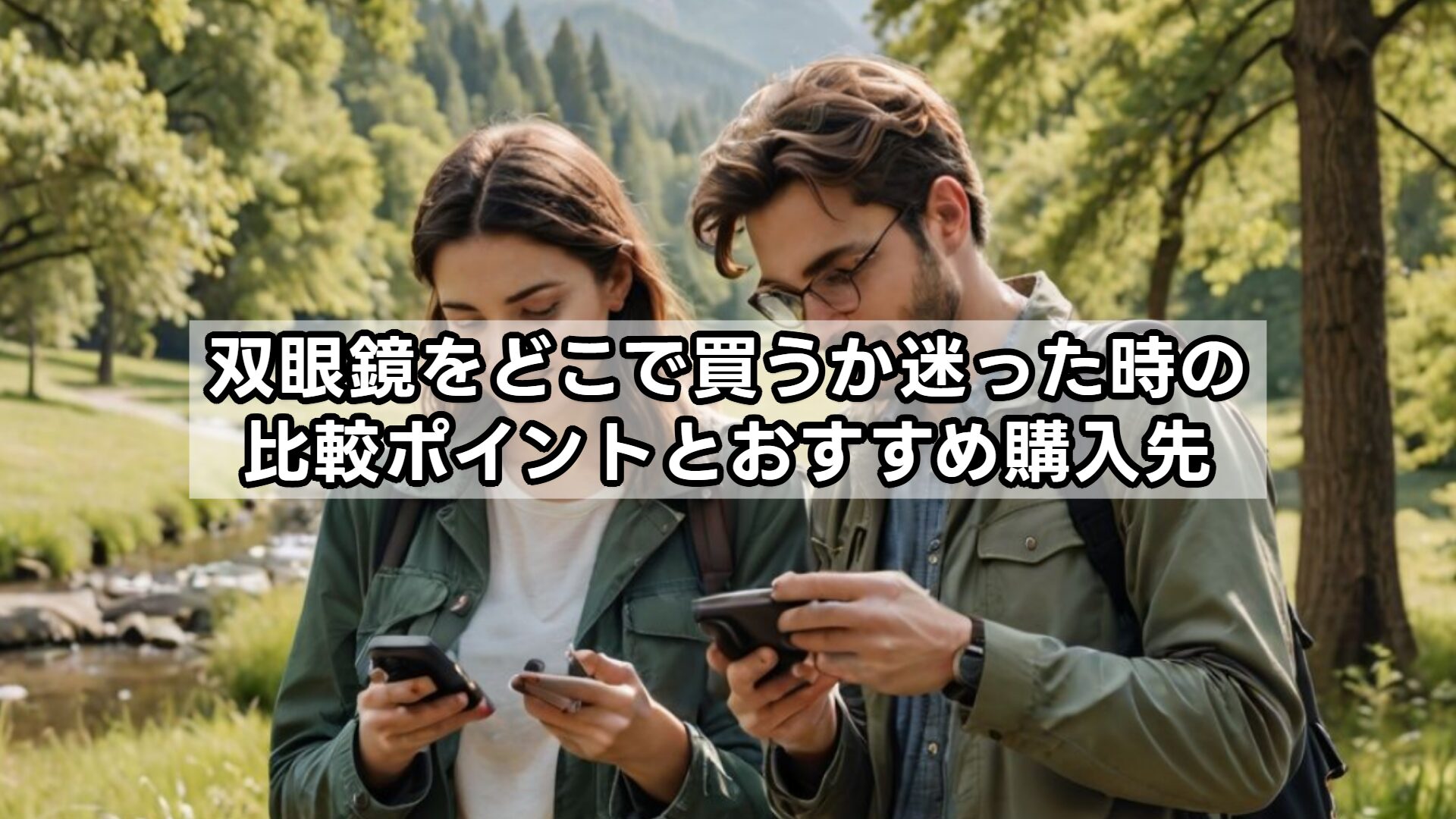 双眼鏡をどこで買うか迷った時の比較ポイントとおすすめ購入先