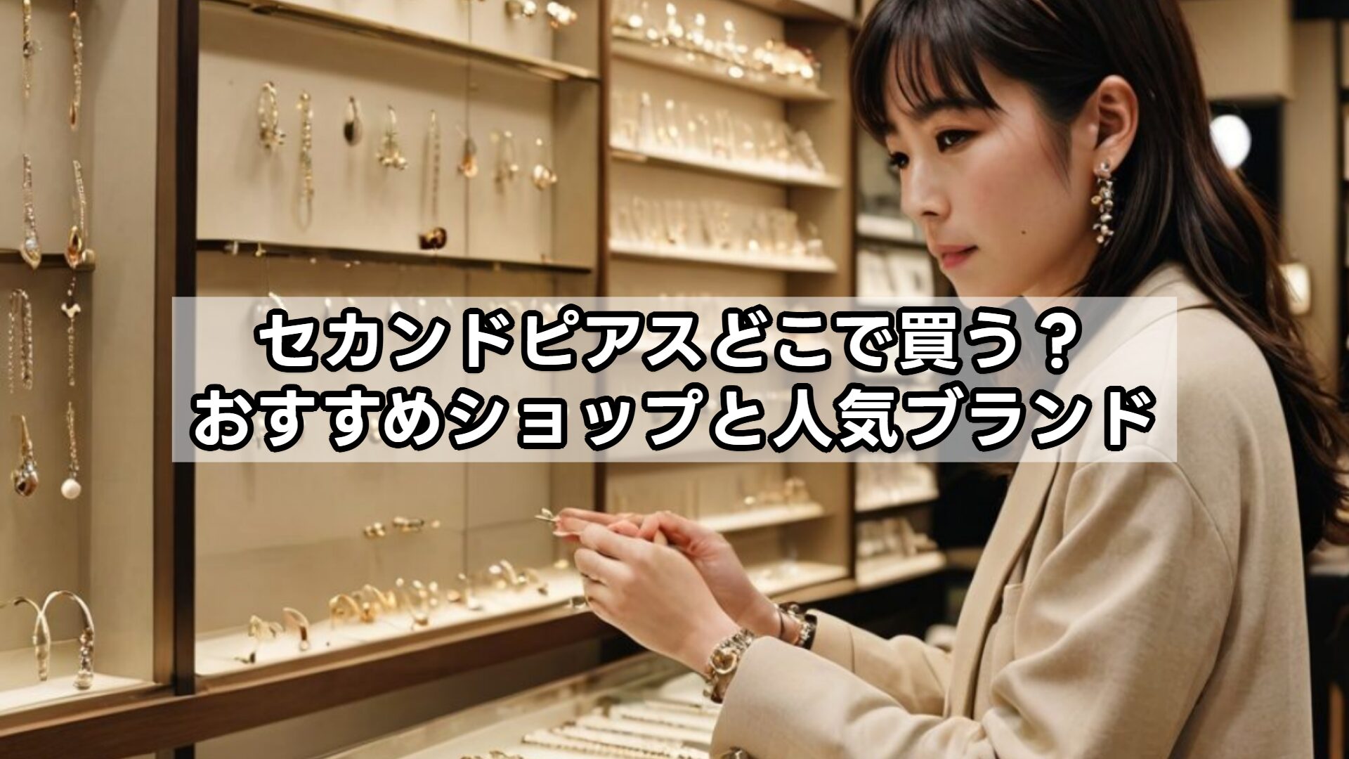 セカンドピアスどこで買う?おすすめショップと人気ブランド