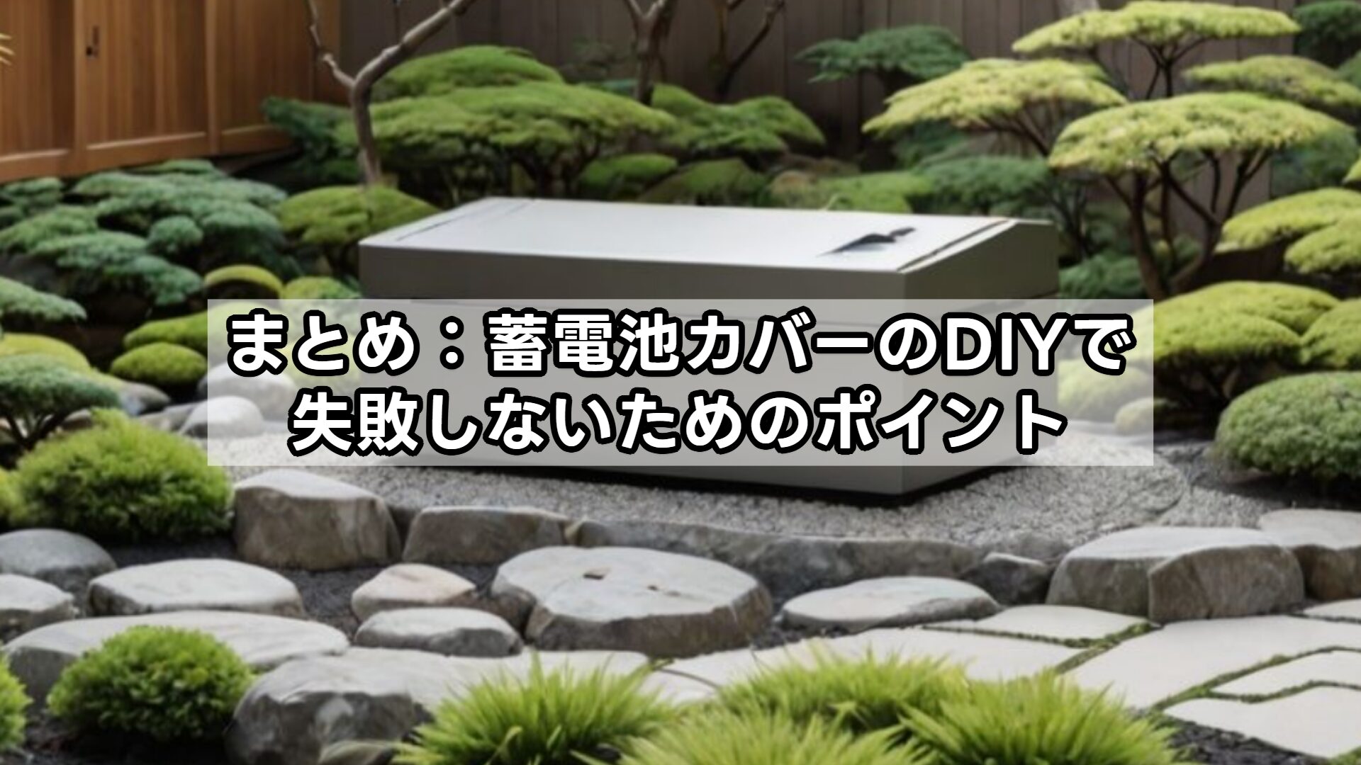 まとめ：蓄電池カバーのDIYで失敗しないためのポイント