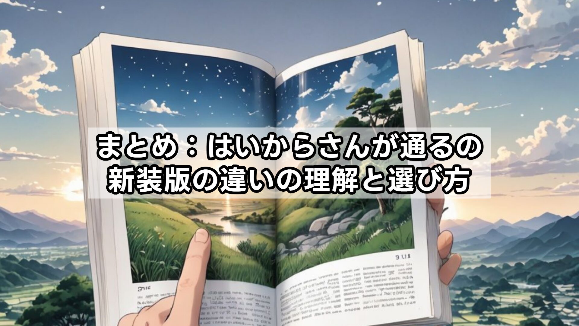 まとめ:はいからさんが通るの新装版の違いの理解と選び方