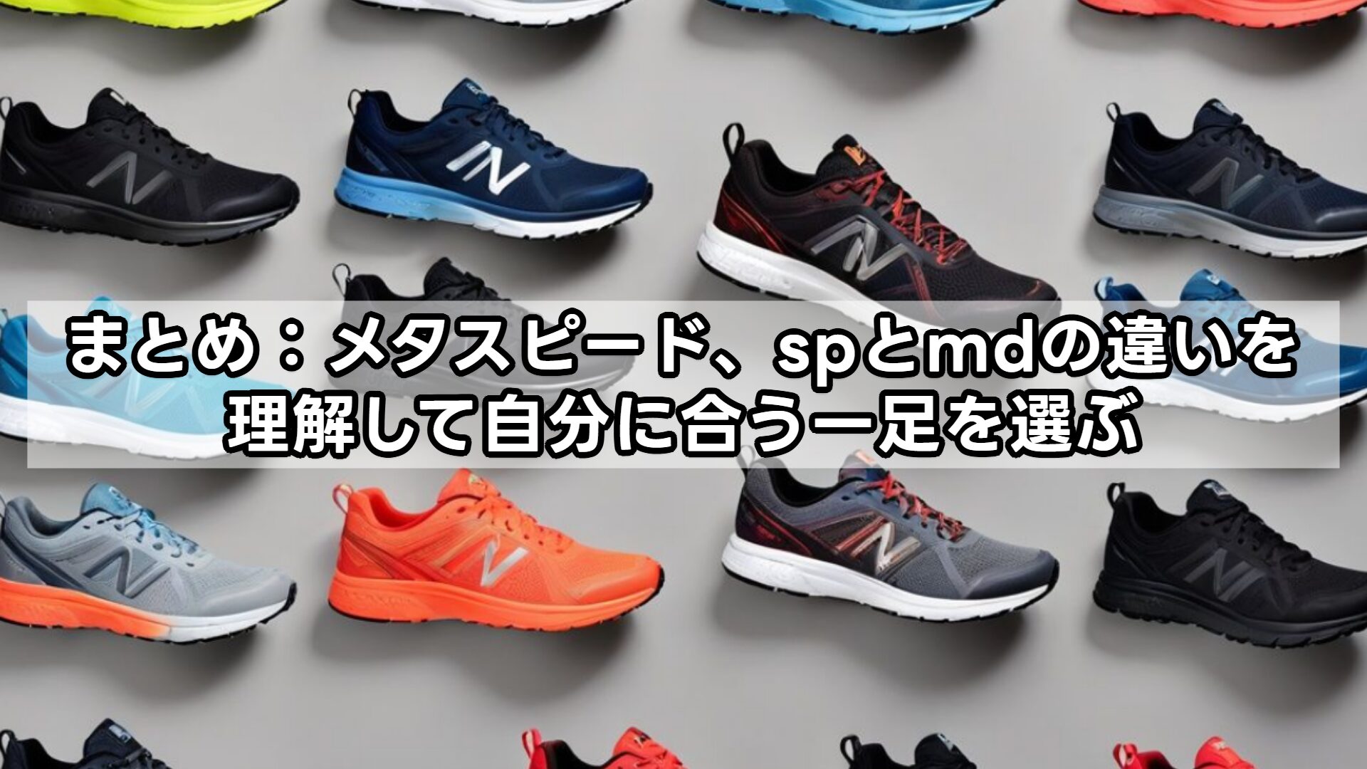 まとめ：メタスピード、spとmdの違いを理解して自分に合う一足を選ぶ
