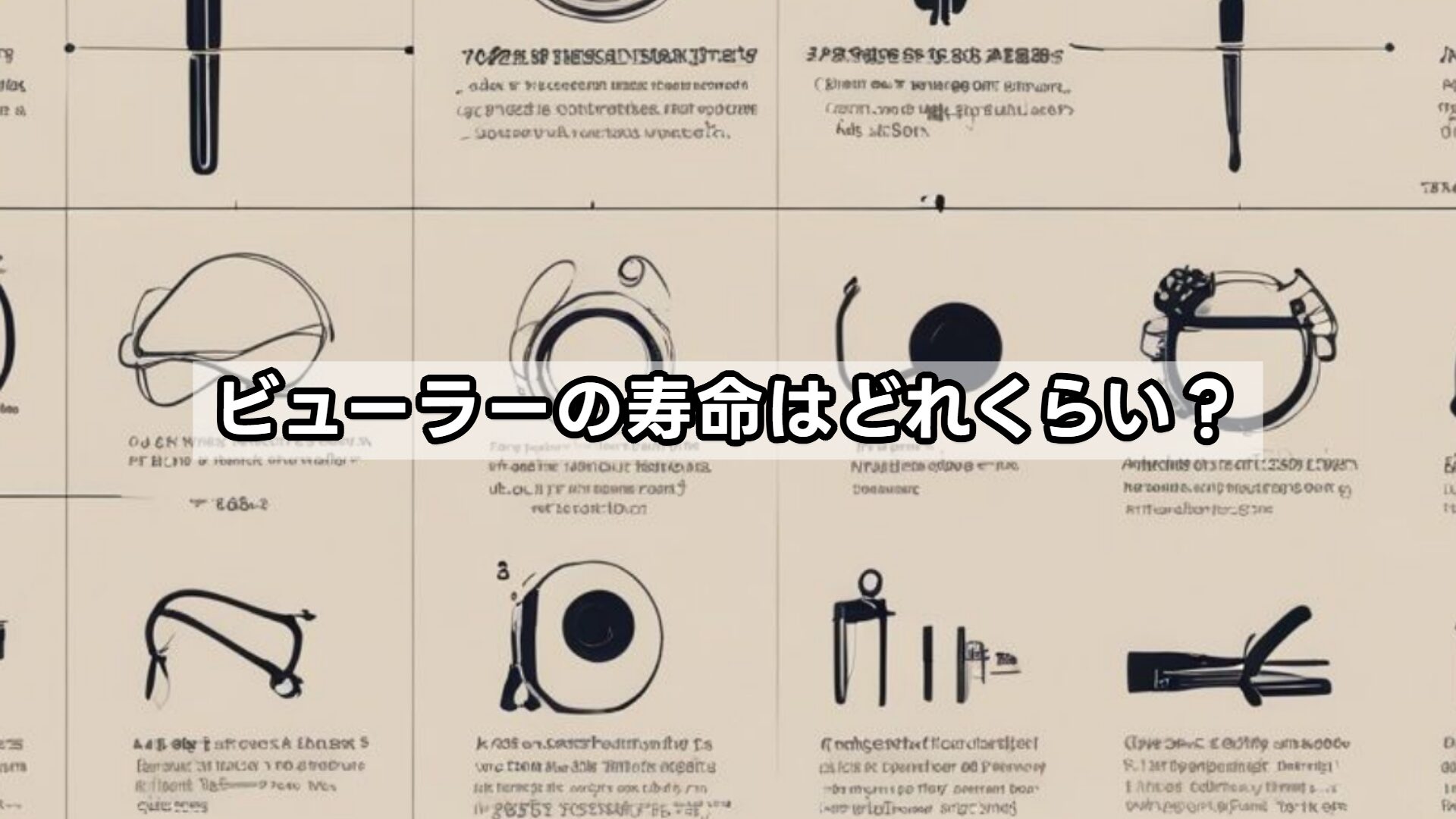 ビューラーの寿命はどれくらい？